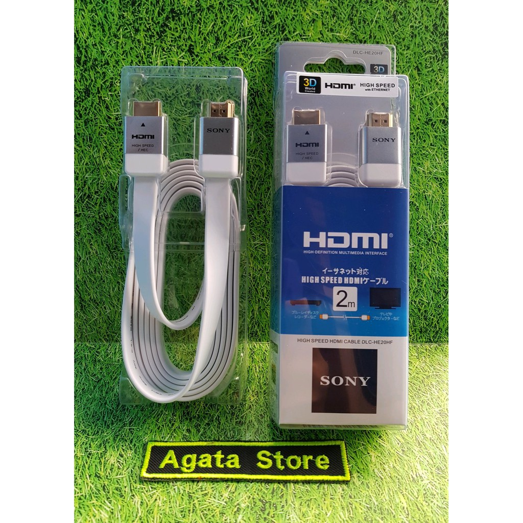Kabel HDMI To HDMI High Speed Sony Original Cable HDMI Ke HDMI 2M High Speed Ori