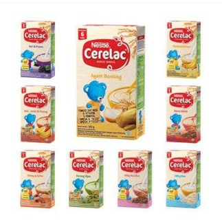 NESTLE CERELAC BUBUR BAYI MPASI Bayi / Anti GTM / Non MSG / Non pengawet / Mpasi Bayi / Bubur Bayi / Bubur Mpasi / Nestle Cerelac / Bubur Bayi Instan / Makanan Bayi / Mpasi / 120 gr