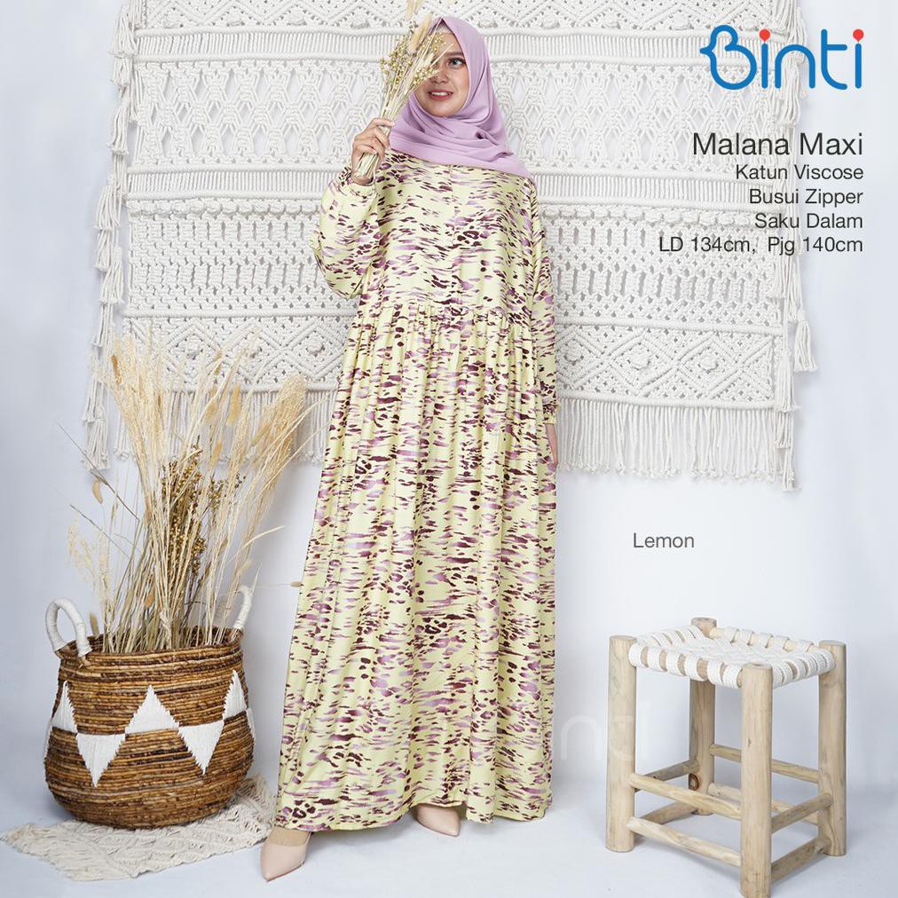 Terbaru Gamis Jumbo Malana Maxi Ld 134 Ori Binti