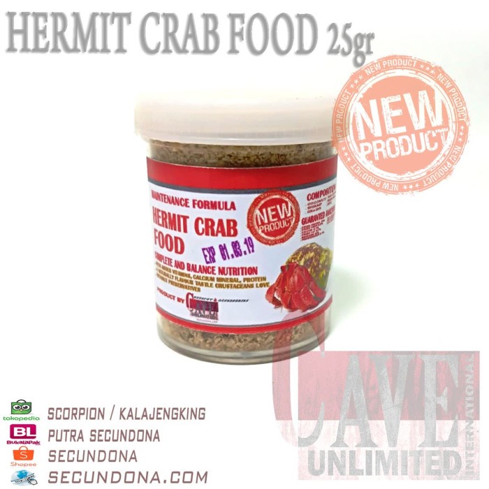 

Q1254521 Makanan Pelet Instan Kelomang Umang Keong Pompongan 25Gr Dw51Sqs