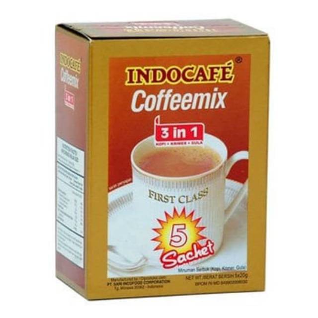 

Indocafe Coffeemix 3 in 1 Box 100 gr isi 5 Sachet x 20 gr #PAS