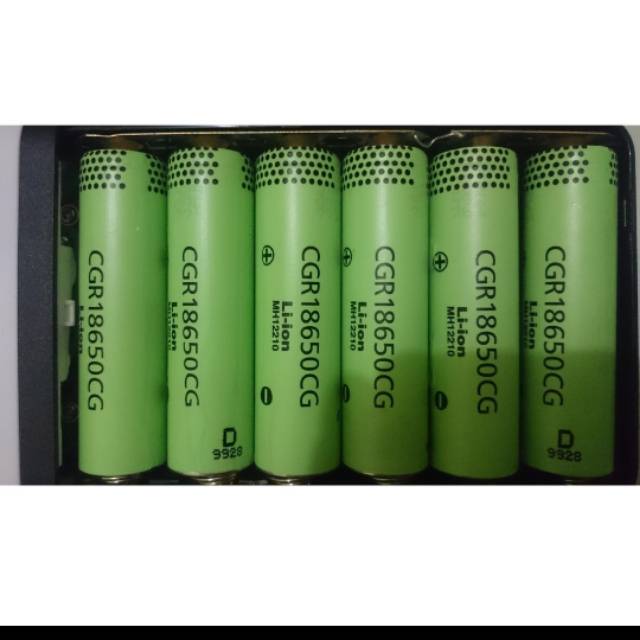 Baterai 18650 Original CGR18650CG max.2250 mAh Full charged 4.1 V