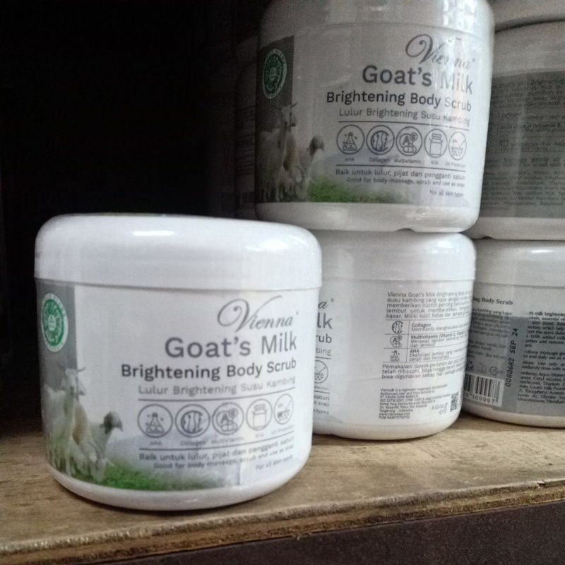 Body Scrub Vienna 250gr | Goats Milk Brightening