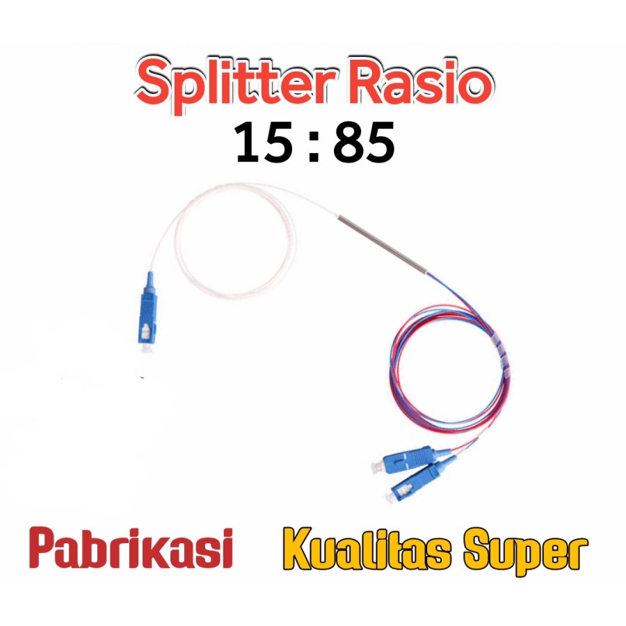 Splitter Ratio Fiber Optic 15:85