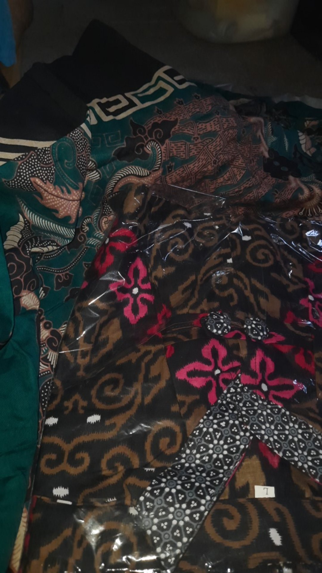 Tey-17 Batik Wanita Asj Sa Hrb026 Kenongo Kemeja Tosca Pendek