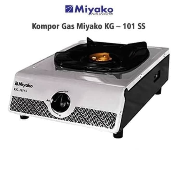 Kompor Gas Stainless Miyako Kg101Ss/Kg 101 Ss - 1 Tungku Kg34535