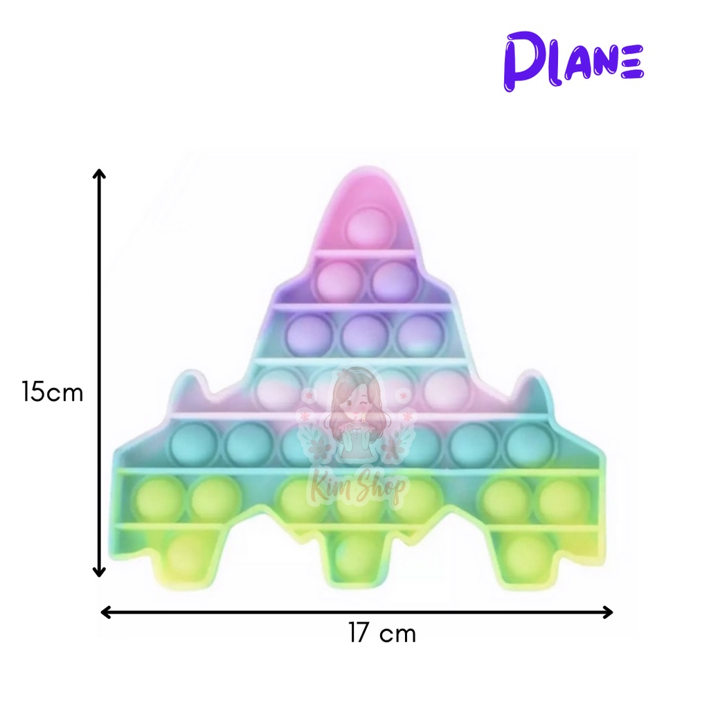POP IT Fidget Toy Push Pop Rainbow 