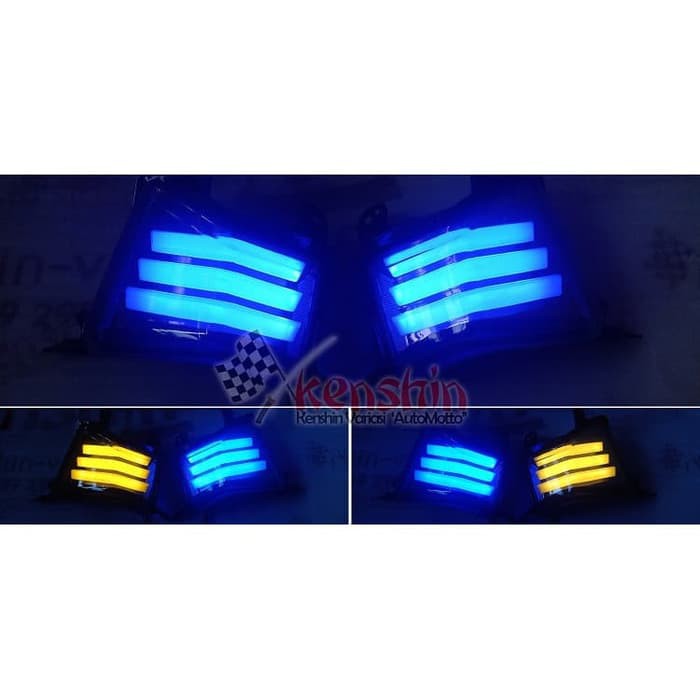 LAMPU LED SENJA nmax + SEIN DEPAN YAMAHA NMAX 155 ( 2in1)