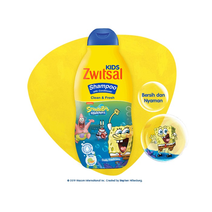 Zwitsal Kids Shampoo With Conditioner 180ml (Tersedia varian aroma)