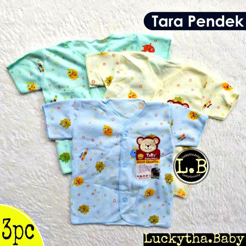 6pcs_baju bayi pendek full print size 0-3 bulan/baju baby Tara pendek/perlengkapan bayi