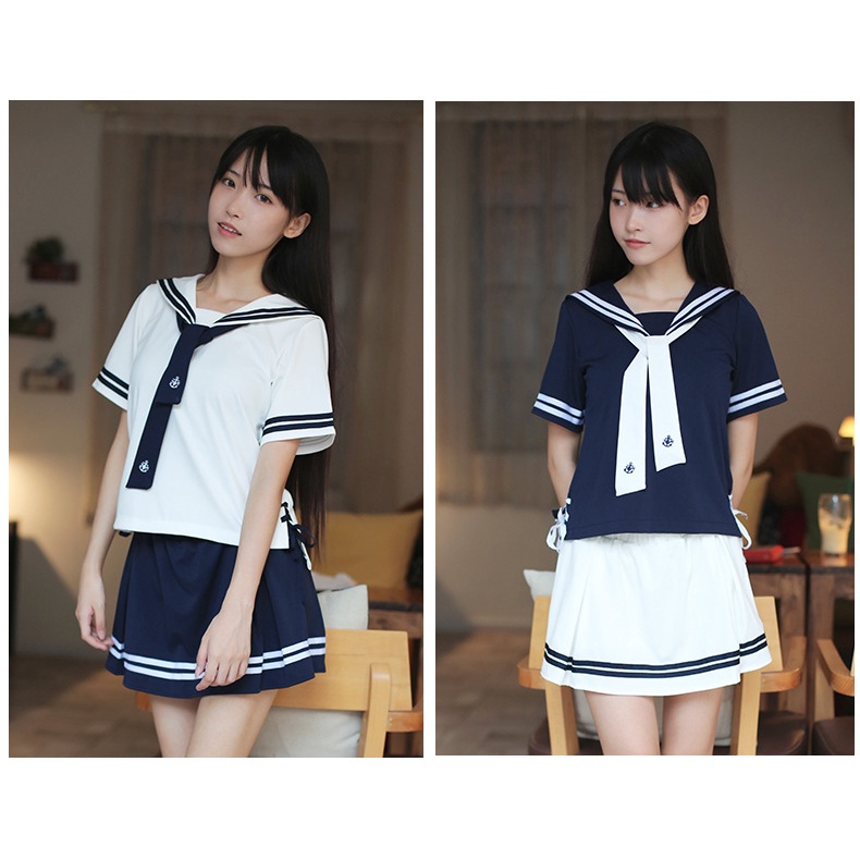 CC-104 casual sailor seifuku kaos uniform costume cosplay set