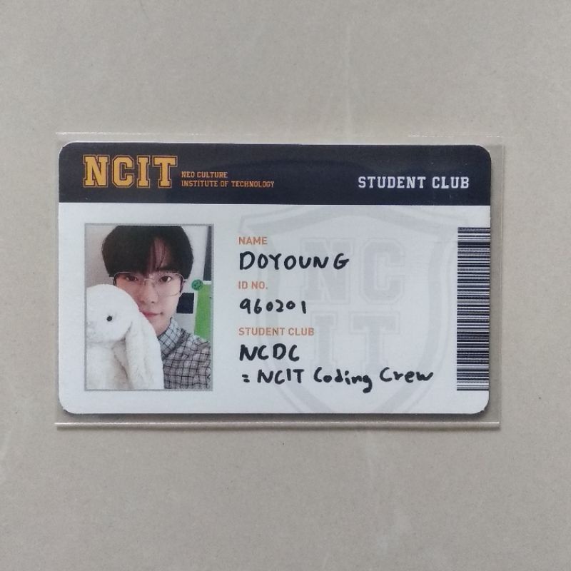 Id Card NCIT Doyoung | Student ID Card NCIT Doyoung | PC Doyoung | PC Chenle Lemonilo