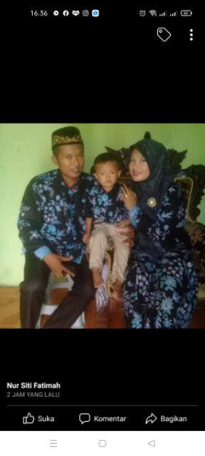 {dua Warna} - Batik Couple Keluarga - Bisa Cod - Couple Batik Indonesia Sarimbit Gamis Familly