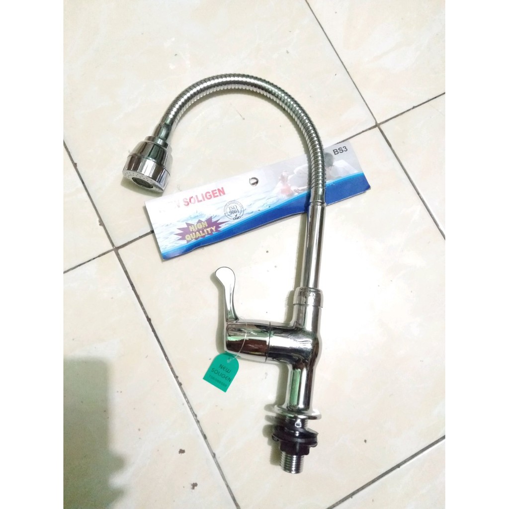 kran angsa fleksibel keran angsa wastafel flexible soligen