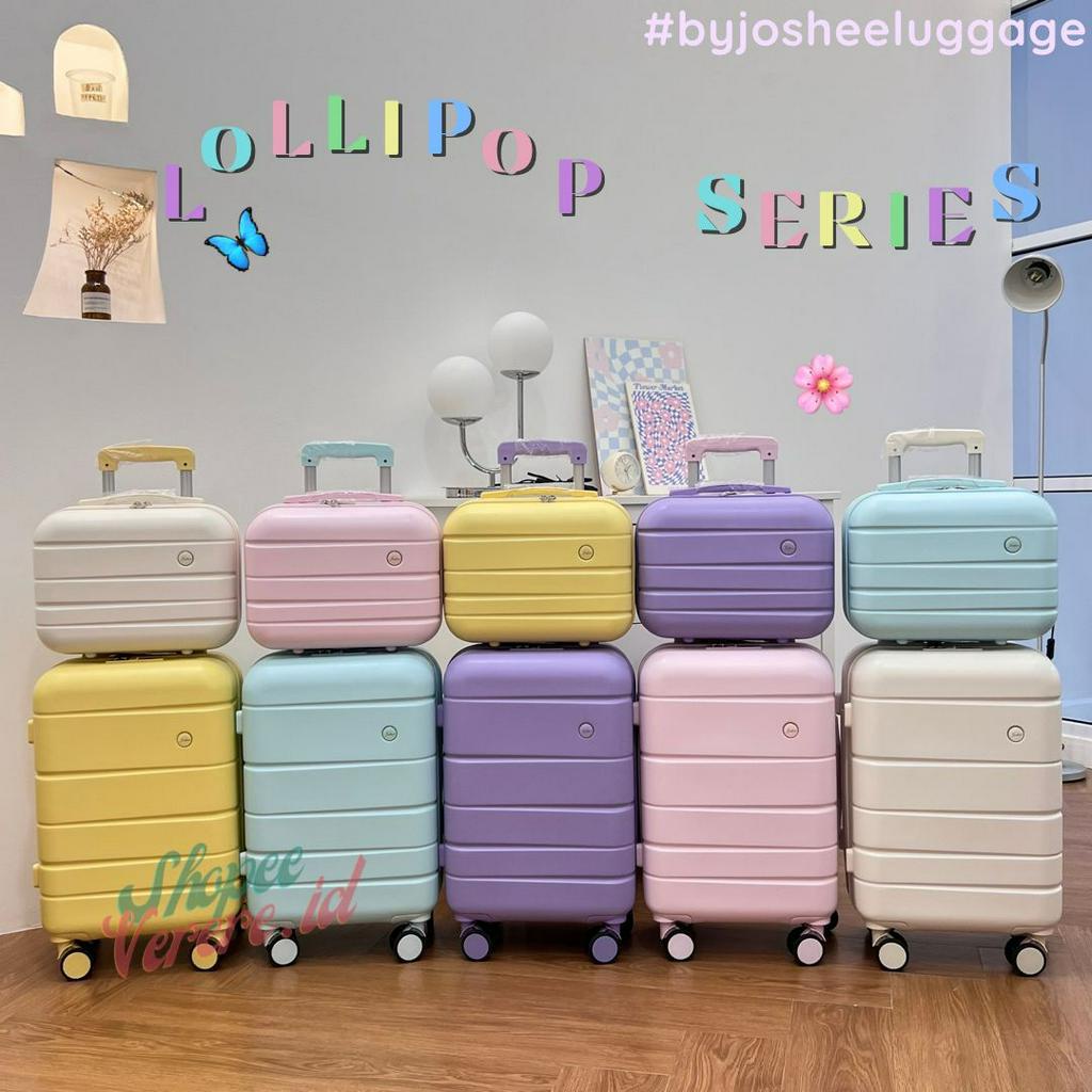 Joshee Koper LOLLIPOP Series Koper Cabin 16 Inch Luggage Suitcase