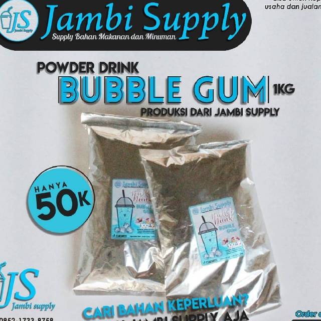 

Bubuk minuman Buble Gum