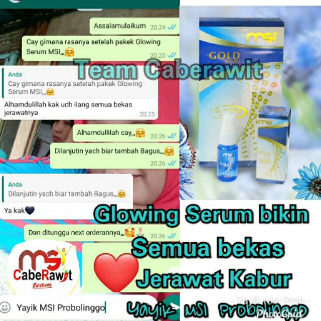 Serum glowing MSI
