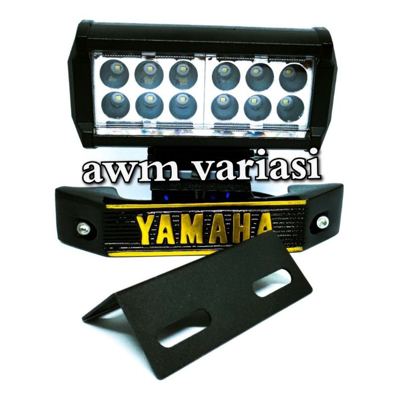 paket lampu led set kumis kumisan rx king set pangkon breket