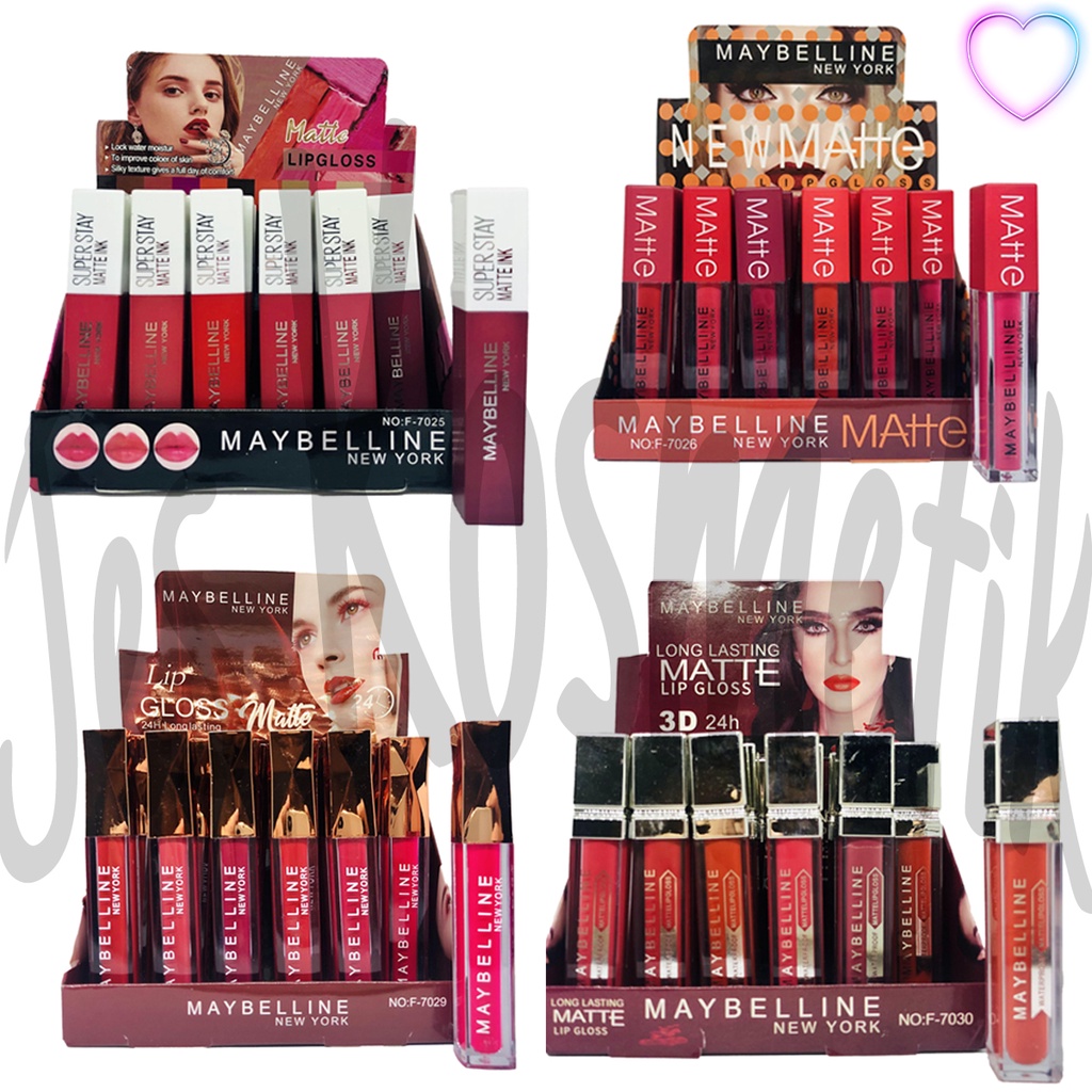 [LUSINAN] MYB Lipcream Lipgloss Barcode Super Stay Matte Ink / Lusinan / Grosir Kosmetik