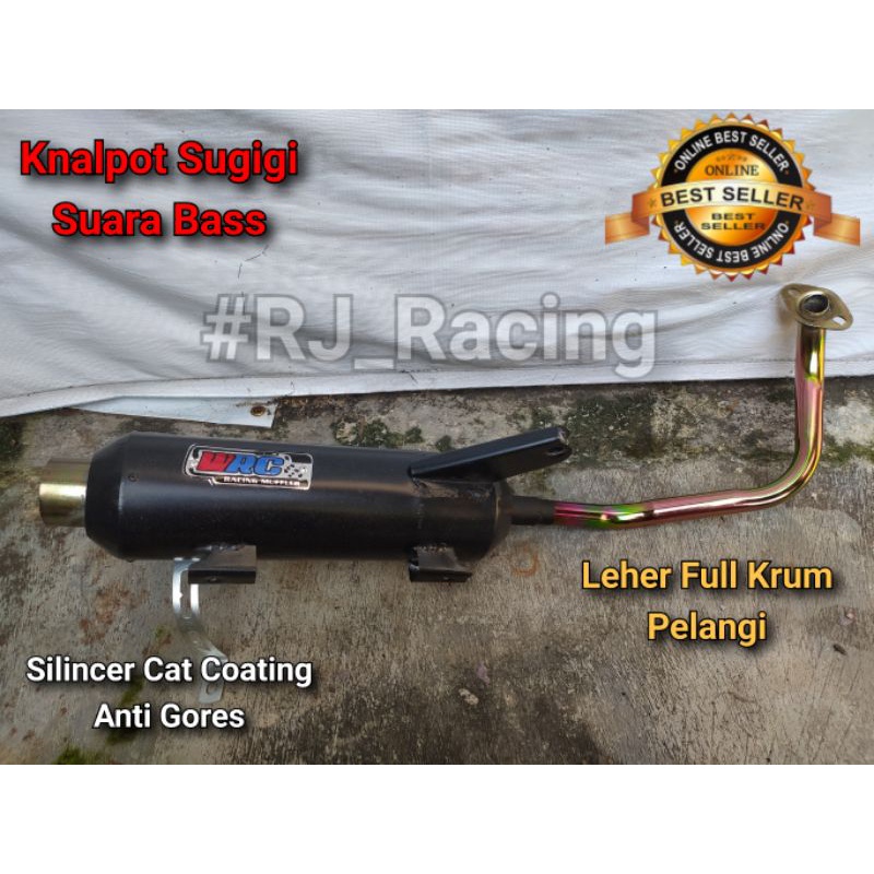 Knalpot Racing Sugigi WRC Coating Beat, Scoopy, Genio, Spacy, Vario, Mio, Xeon, X-Ride (Matic all se