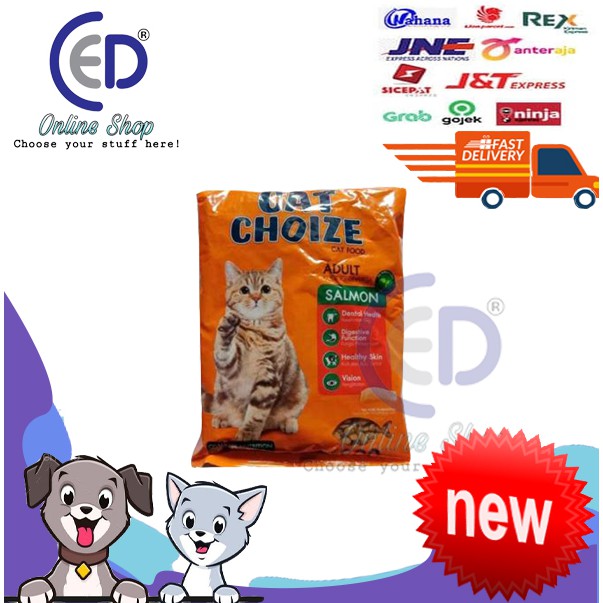 Makanan kucing cat choize salmon adult 800gr