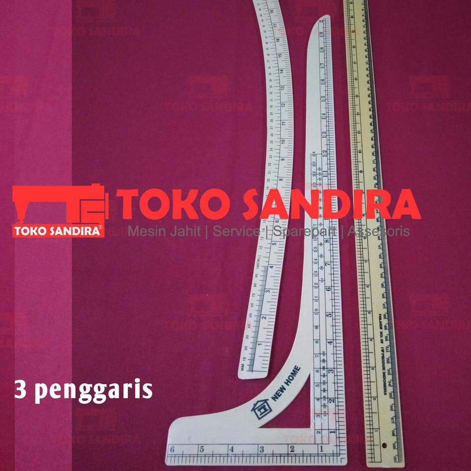 (HARGA SPESIAL) paket penggaris pola jahit/penggaris siku/penggaris lengkung/penggaris lurus