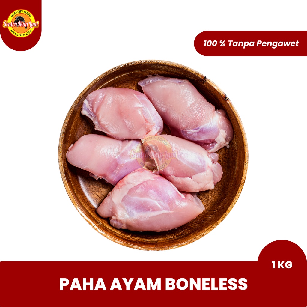 

Daging Fillet Paha Ayam Skinless Tanpa Kulit 1 Kg