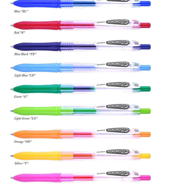 

⇋ KOKORO GEL PEN 0.5mm ヿ