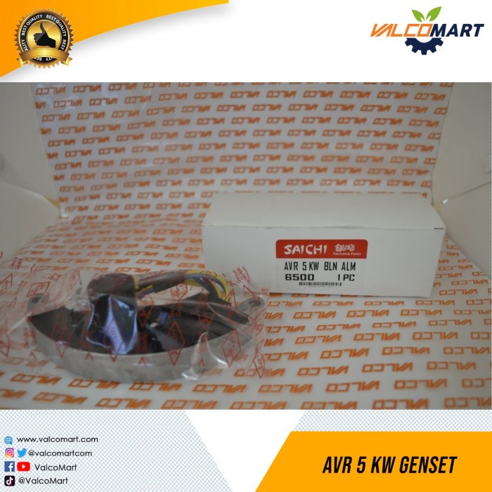 Sparepart Genset AVR 5 KW Generator AVR