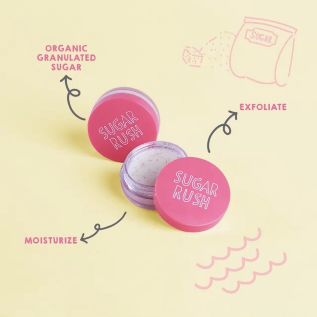 ❤ jselectiv ❤ EMINA SUGAR RUSH Lip Scrub | Scrub Bibir EMINA