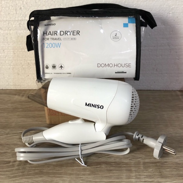 MINISO HAIR DRYER LIPAT PENGERING RAMBUT TRAVELING