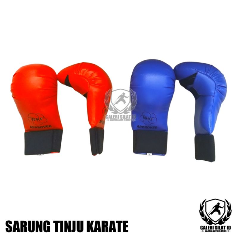 Sarung Tangan Karate WKF - Gloves Tinju Hand Protector Karate Taekwondo
