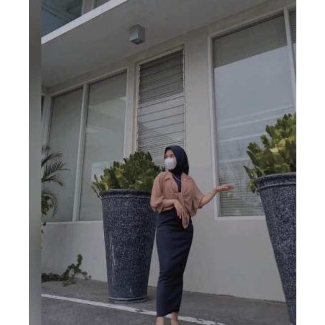 CARDIGAN KHADITA - BASIC OUTER WANITA - CARDIGAN MURAH BERKUALITAS -  OUTER KOREA - CARDI FASHION MUSLIM WANITA - CARDI CERUTY BABYDOLL - ATASAN RINGAN REMAJA KEKINIAN - ATASAN BATWING JUMBO XL-4