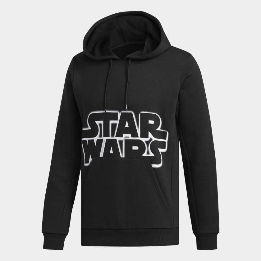 Adidas FN3234 Hoodie Star Wars Rebel Against Tradition Jaket Original Asli Hitam Black