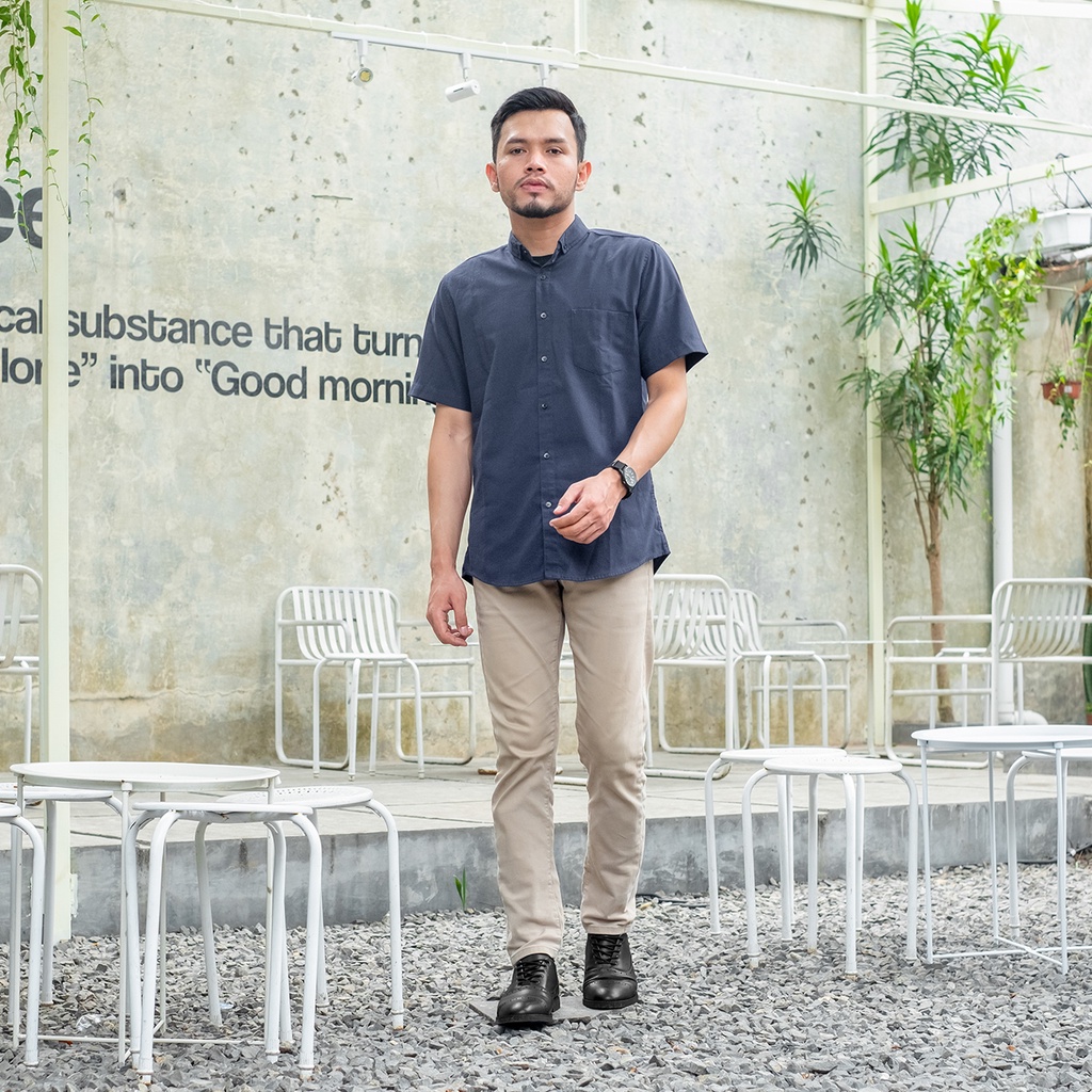 Wilmer Series | Sepatu Pantofel Hitam Pria Casual Kerja Cowok Oxford Longwing Wingtip Pantofel Laki | Lvnatica x FORIND