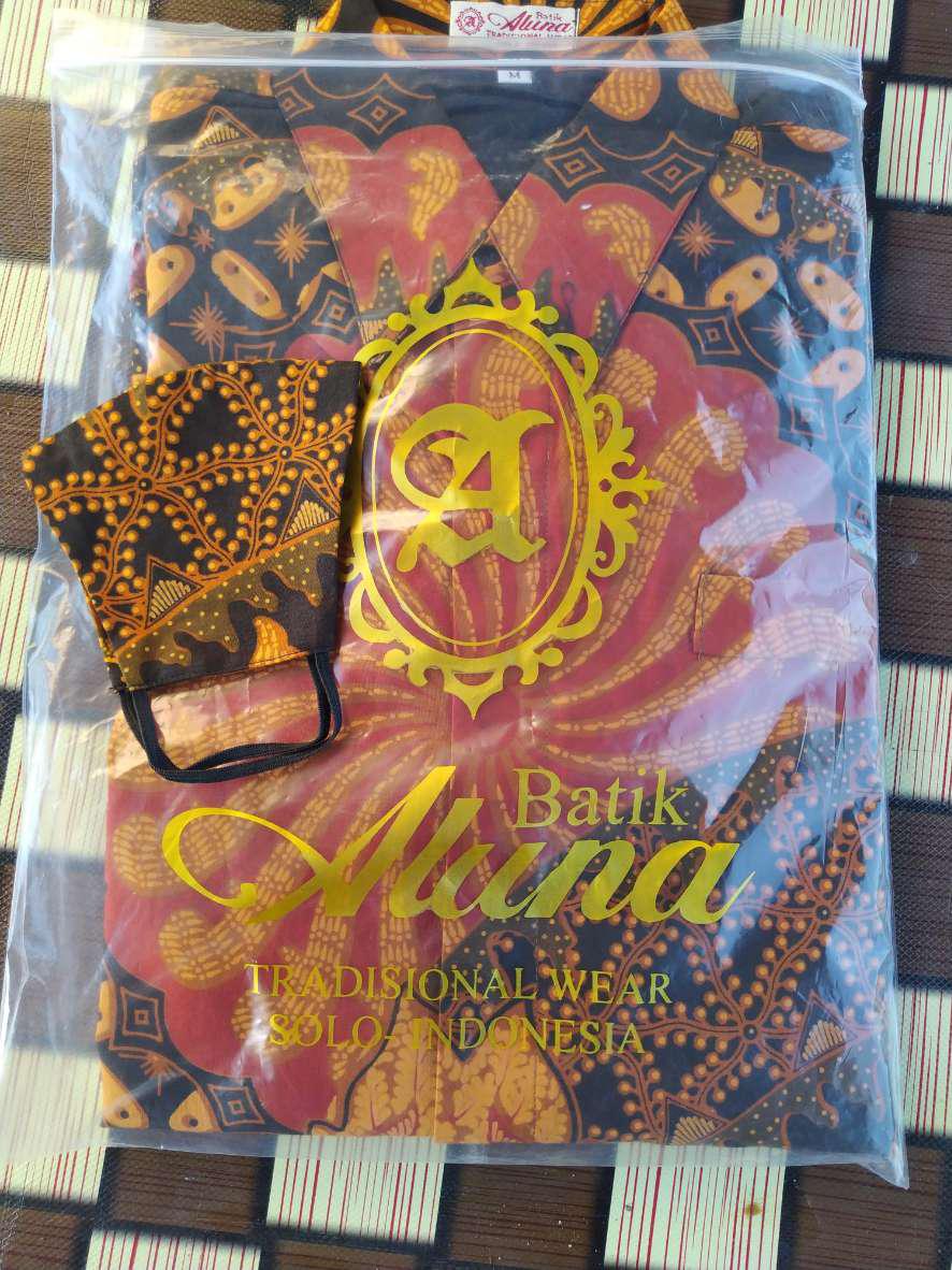 Baju Batik Pria Lengan Panjang Batik Solo Pria Lapis Furing Batik Premium Baju Batik Pria Modern 088