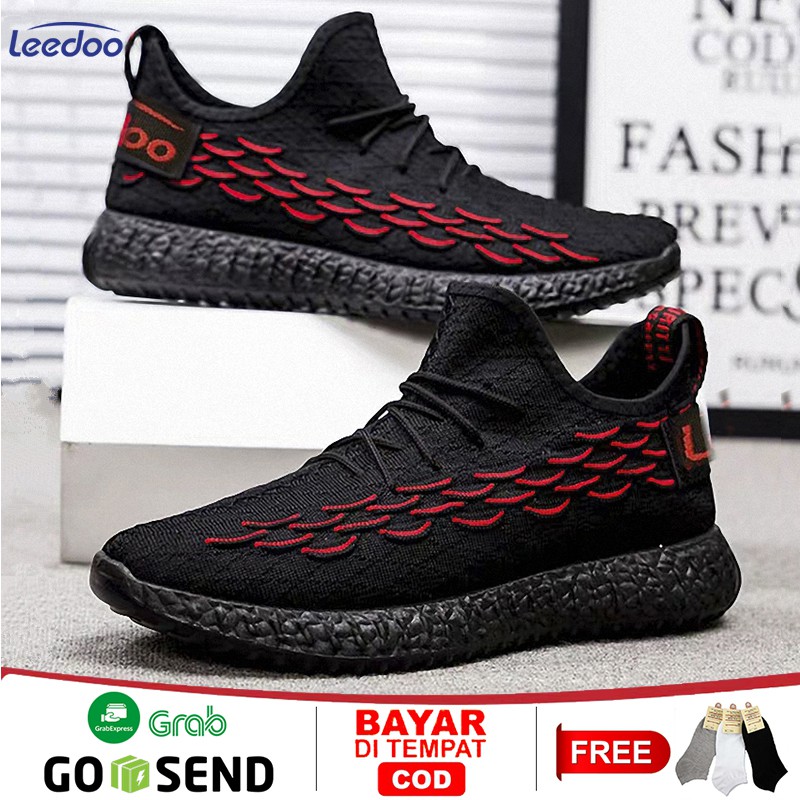 Leedoo Sepatu  Pria  Import  Sepatu  Casual Sneakers Running 