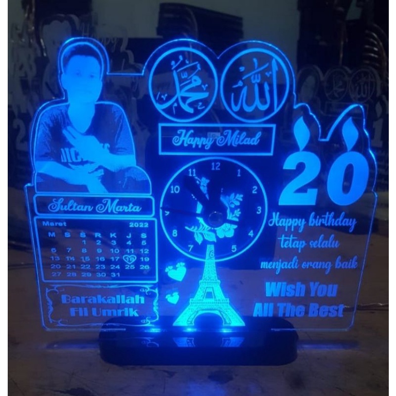 Kado Unik Lampu Hias Akrilik #2