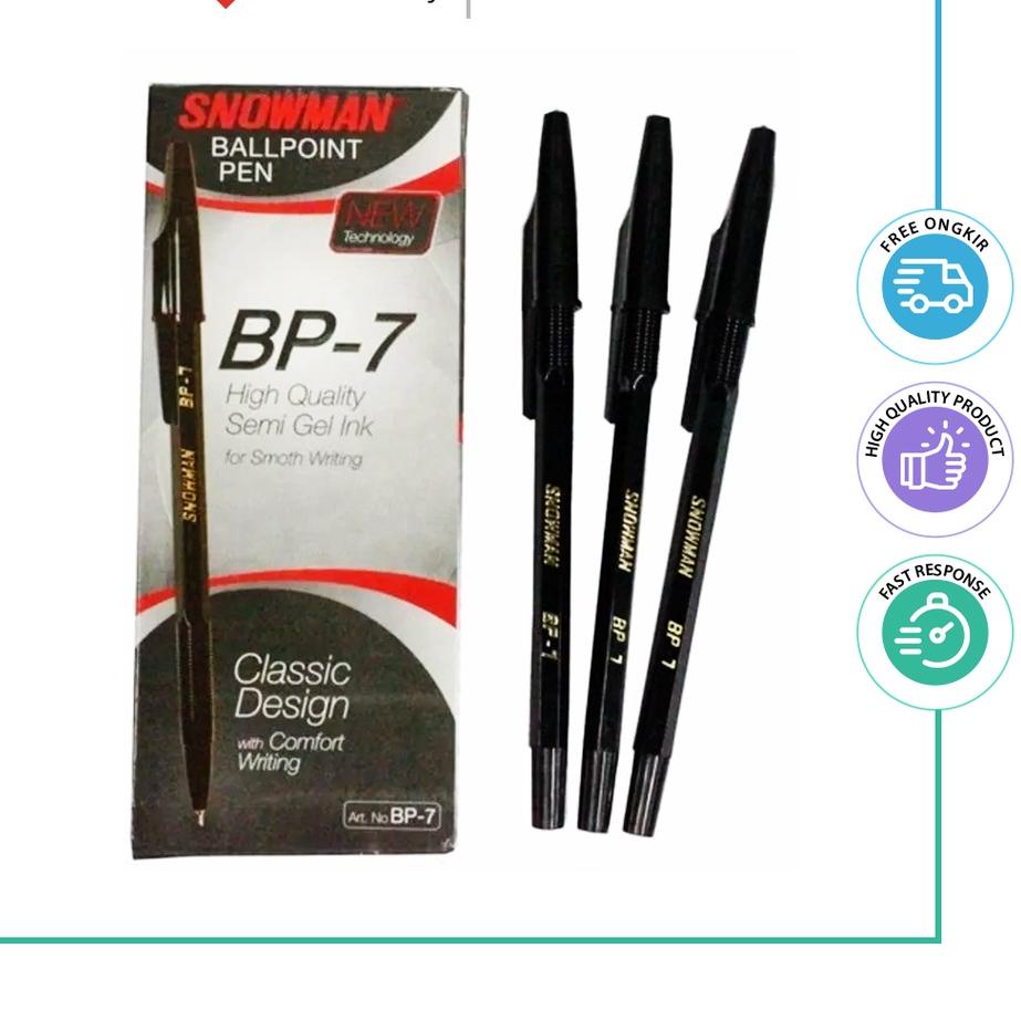 

Terlaris 12pcs Pulpen Snowman BP-7 / pulpen snowman