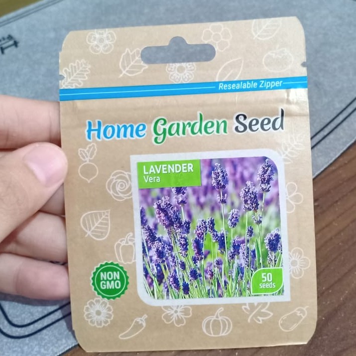 benih bunga lavender vera - bunga lavender - HGS