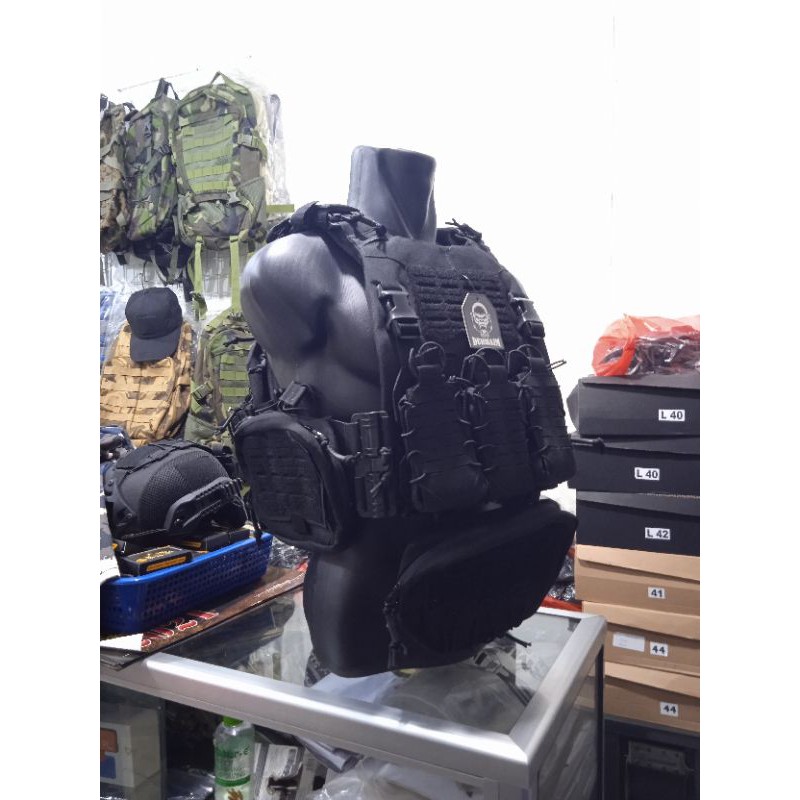 Rompi Tempur Body Vest Durhaim Blackchitto Original