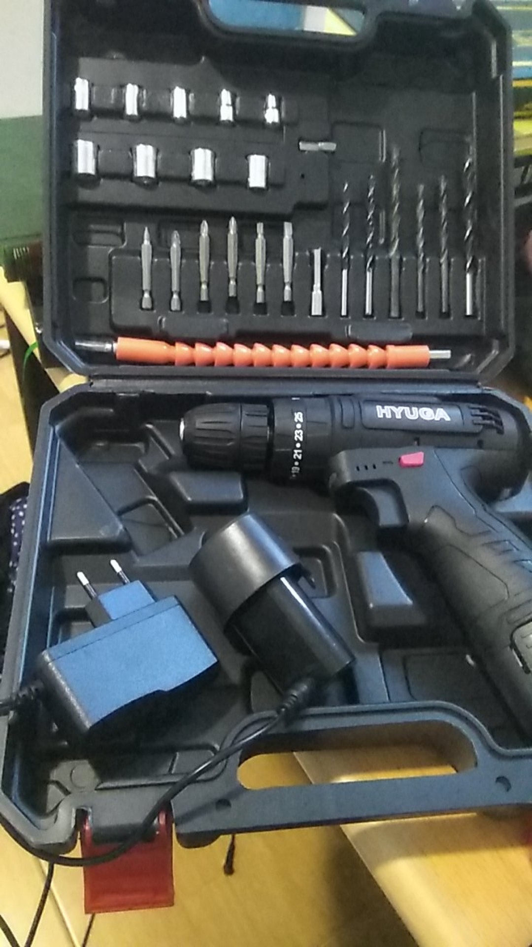 Impact Drill Mesin Bor Baterai  15v Hyuga By Uchiha Besi Beton Obeng Kayu Dll