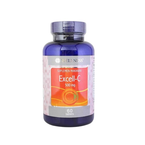 Wellness Excell-C 500mg (60tablets) | Vitamin Kalsium