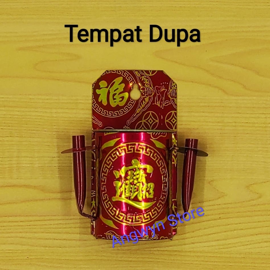 Tempat Taruh Dupa dan Lilin Sembahyang Tempel di Tembok Dinding