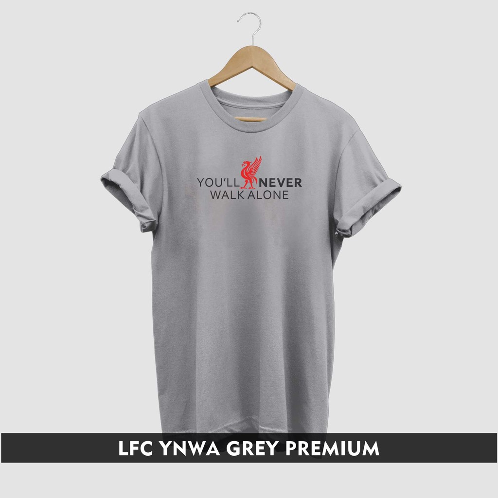 KAOS COWO BIG SIZE 2XL 3XL 4XL 5XL LIVERPOOL YOU'LL NEVER WALK ALONE KAOS BOLA LIVERPOOL TERMURAH!!!