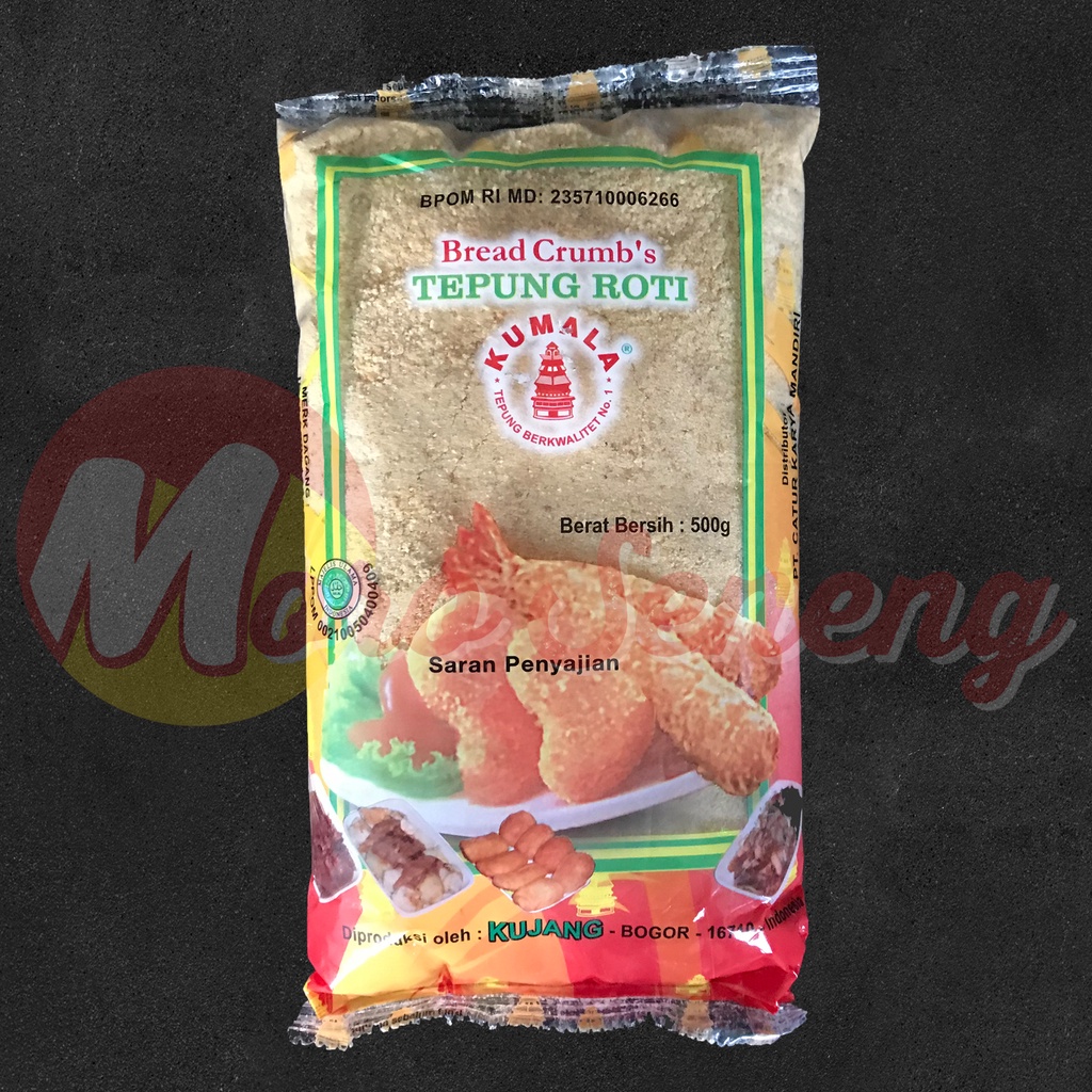 

[MAREM] TEPUNG PANIR KUMALA 500 GR / BREADCRUMBS / TEPUNG ROTI HALUS UNTUK RISOL