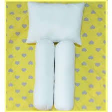 Bantal Dan Guling Bayi Set Putih Polos | Bantal Guling Bayi Polos Murah | BG Bayi Murah Berkualitas
