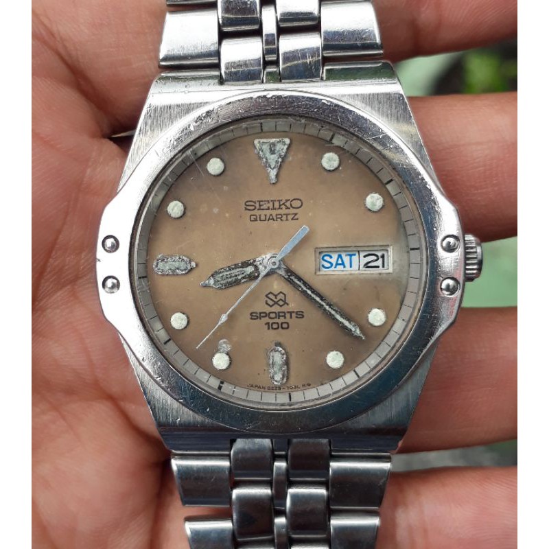 Jual Jam Tangan Seiko Quartz Original SQ 100 Vintage Indonesia|Shopee  Indonesia