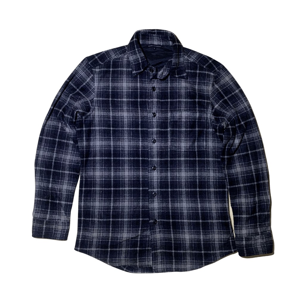 Uniqlo Flannel Shirt pria/wanita