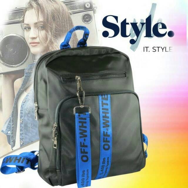 Tas ransel wanita import - backpack nylon fashion korean style murah